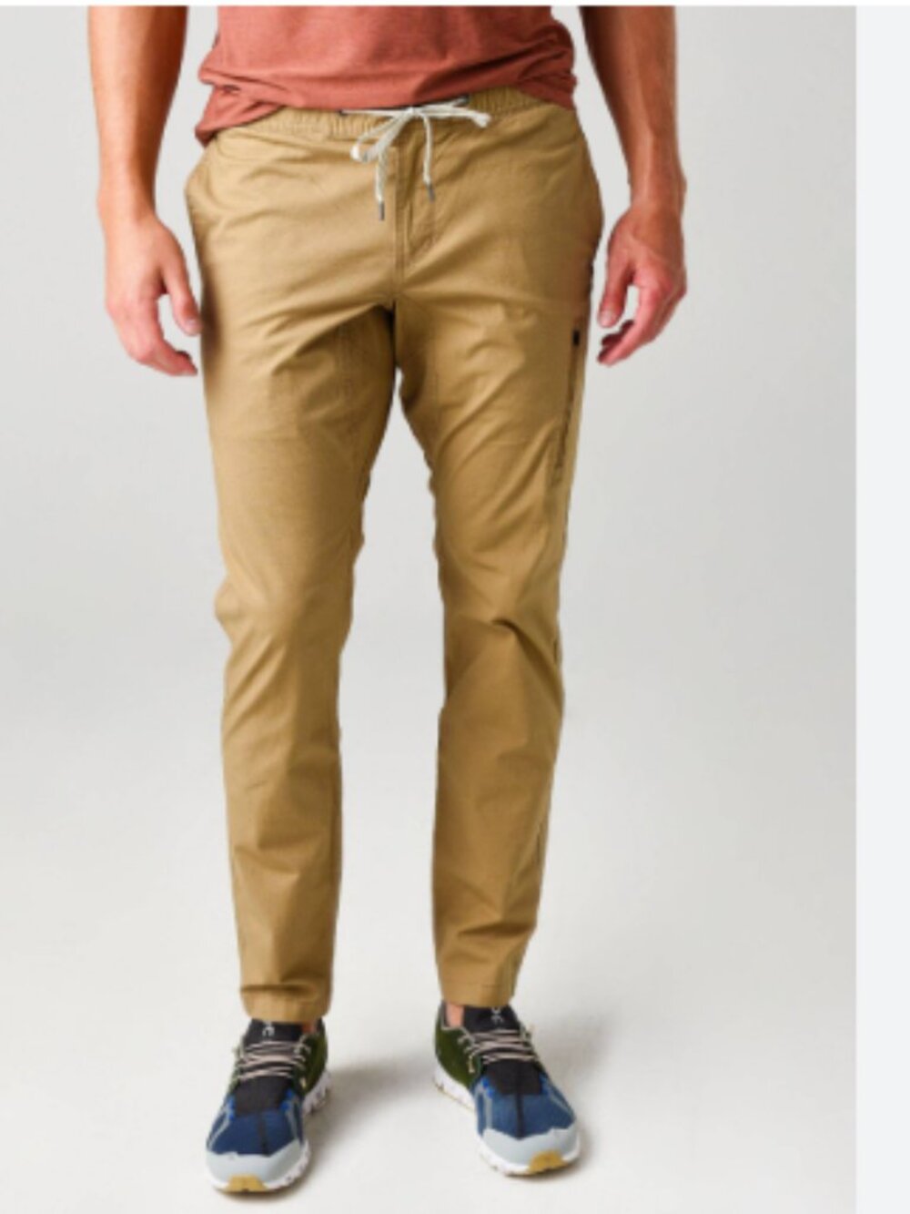 Vuori Ripstop Climber Pant DuraTerra Tan Khaki Cotton Hiking Travel Size Small
